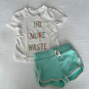 Gap Kids short and shirt